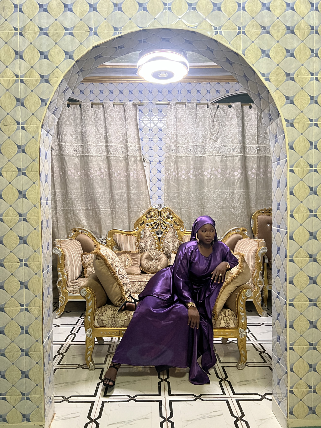 Dija Butterfly Dress Set - Lavender