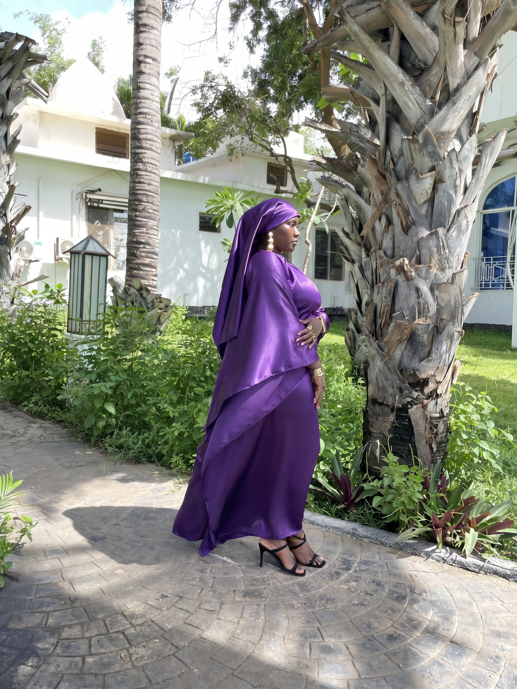 Dija Butterfly Dress Set - Lavender